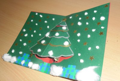 Taller de postales de navidad