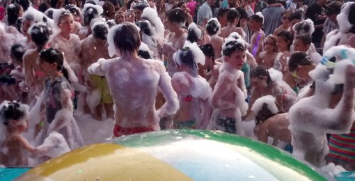 Alquiler de cañón de espuma para fiestas