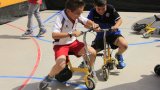 Circuito hinchable de mini-bicis!