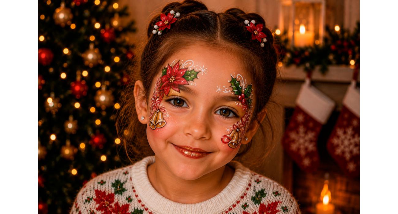 Maquillaje de fantasia de navidad