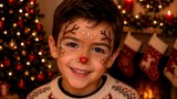 Maquillaje de fantasia de navidad