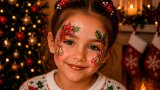 Maquillaje de fantasia de navidad