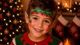 Maquillaje de fantasia de navidad