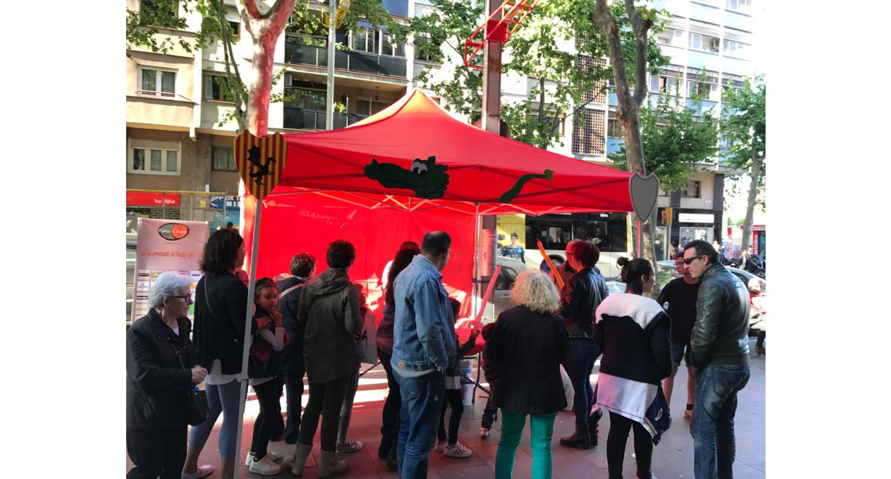 Taller de globoflexia de San Jordi