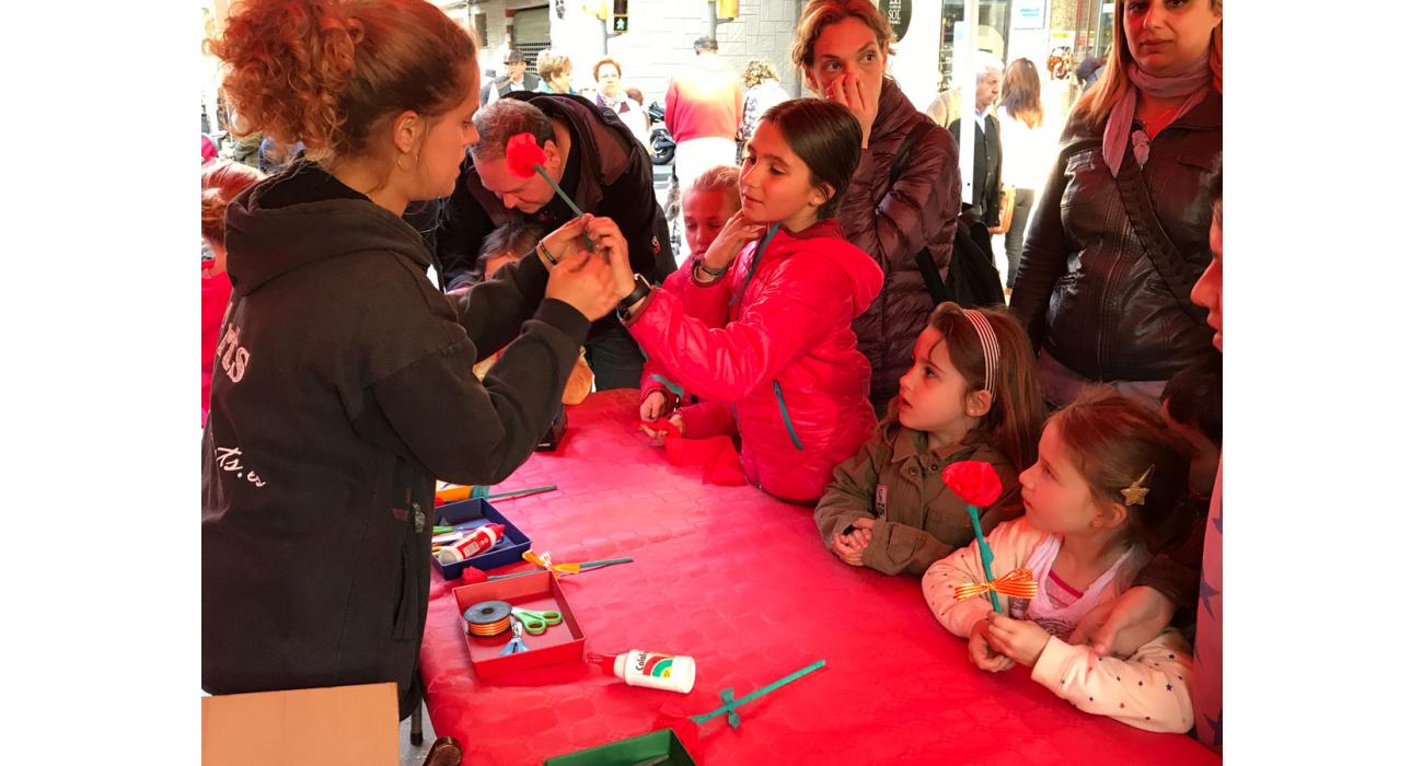 Taller roses Sant Jordi