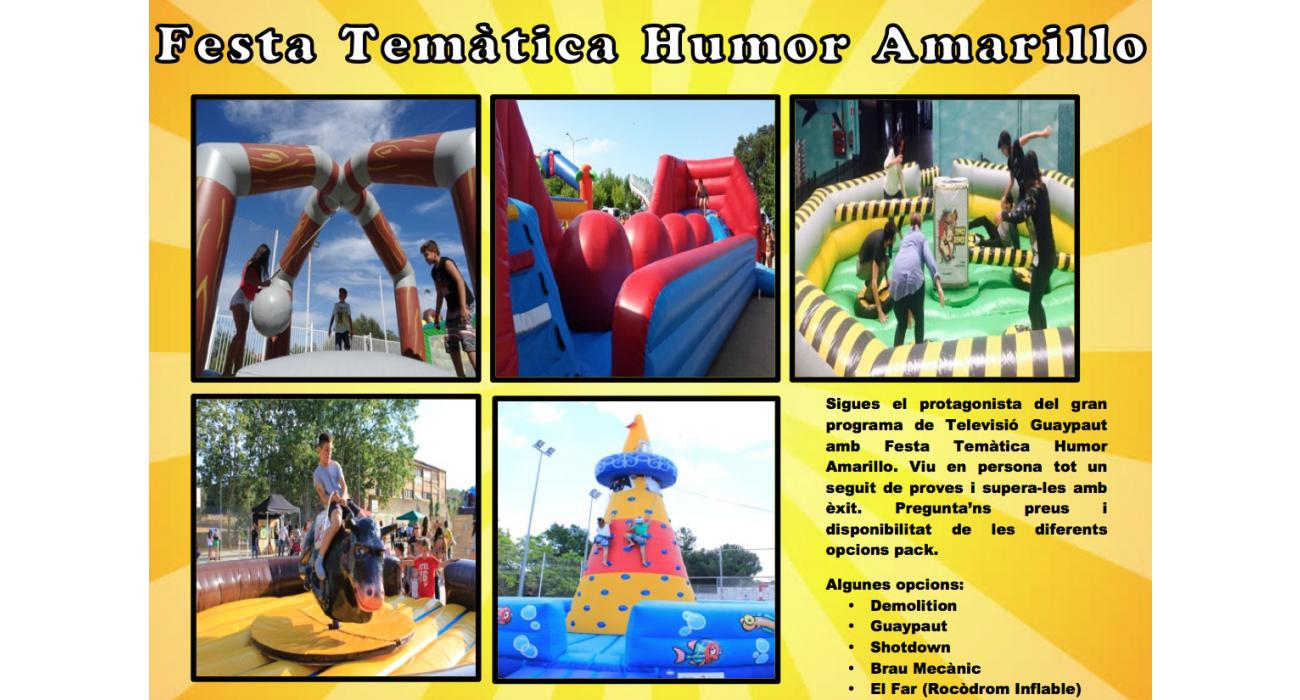 Fiesta humor amarillo fiesta final de curso