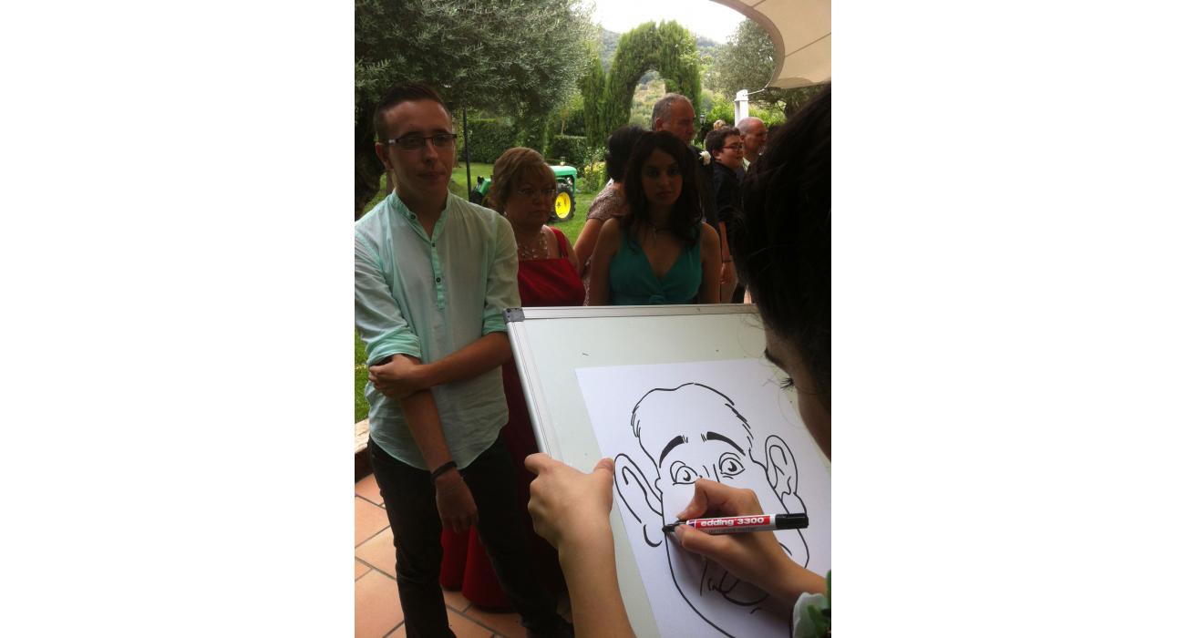 Caricaturista per a casaments