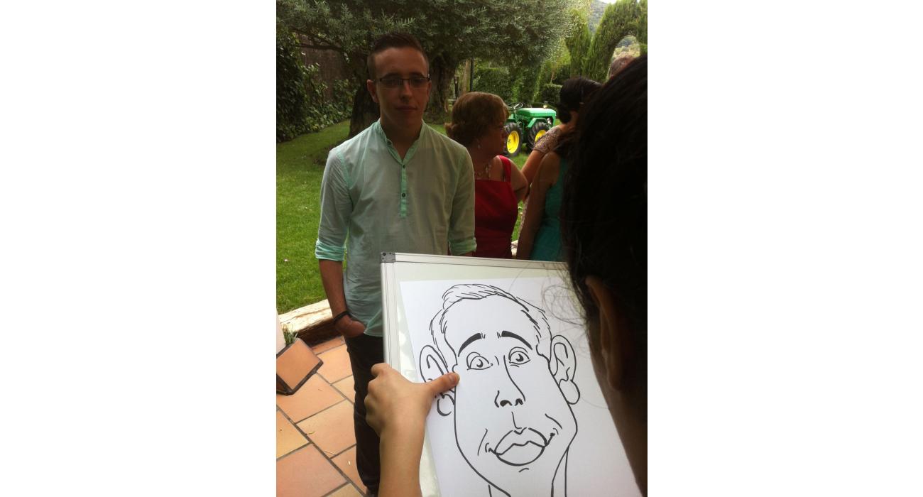 Caricaturista para bodas