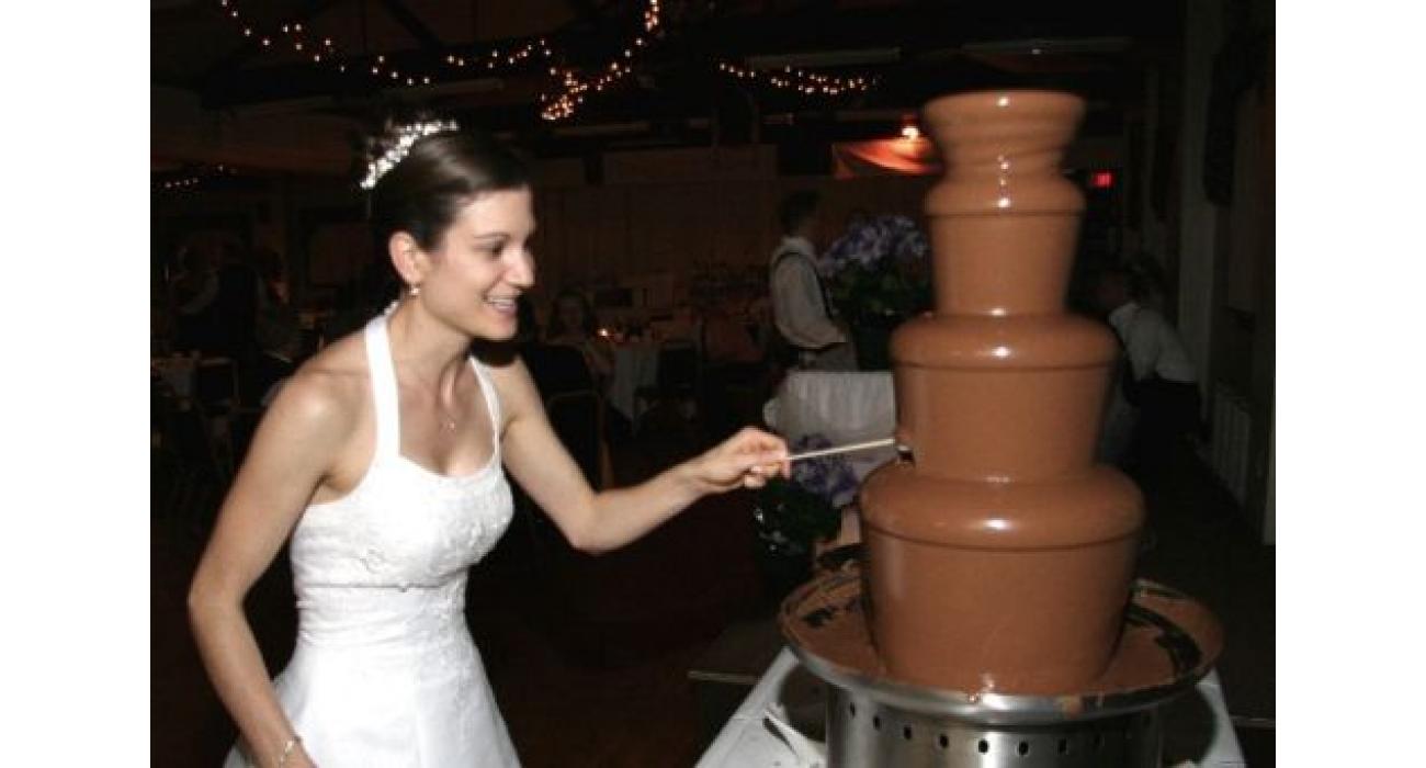 Fuentes de chocolate para bodas