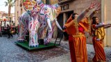 Elefantes hinchables para rúa de carnaval