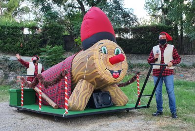 Caga tio gigante itinerante