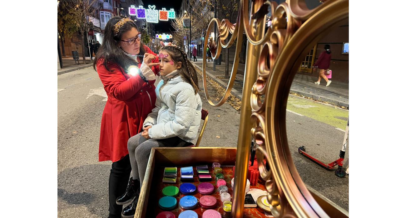 Carrito de maquillaje