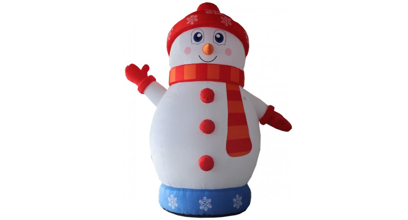 Muñeco de nieve gigante hinchable