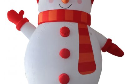 Muñeco de nieve gigante hinchable