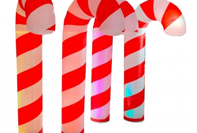 Palotes de caramelo hinchables