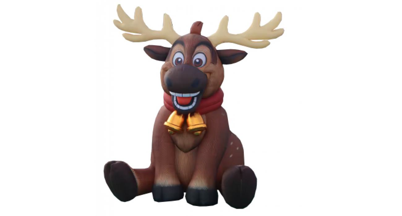 Reno de navidad gigante hinchable