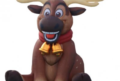 Reno de navidad gigante hinchable