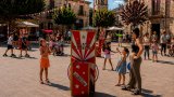 Ren de nadal gegant inflable