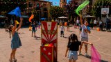 Ren de nadal gegant inflable