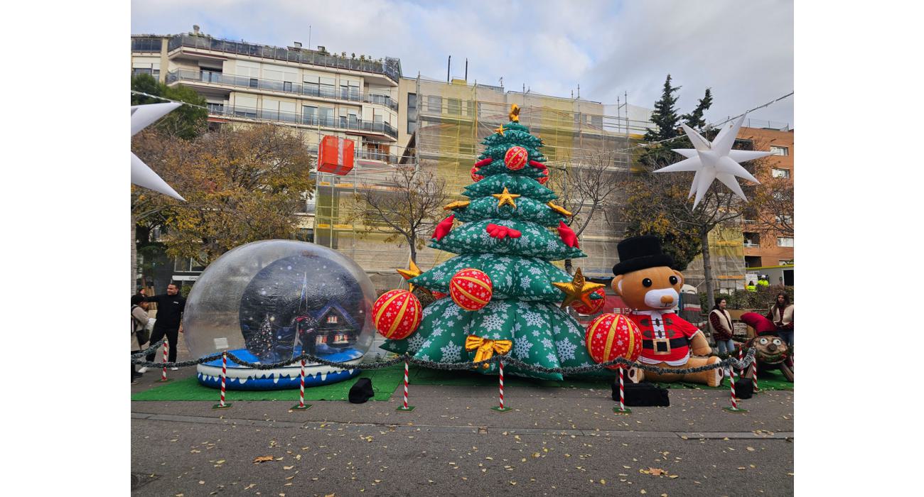 Arbre de nadal nevat inflable