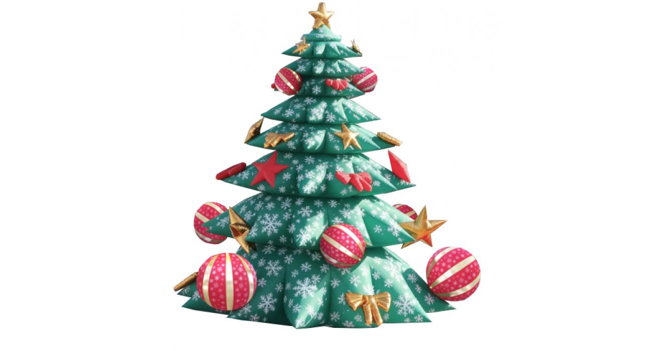 Arbre de nadal nevat inflable