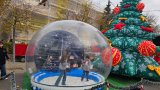 Arbre de nadal nevat inflable