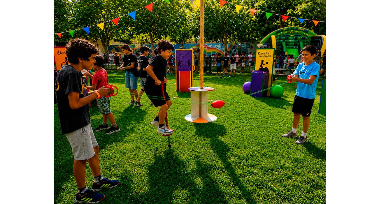 Juegos en la plaza