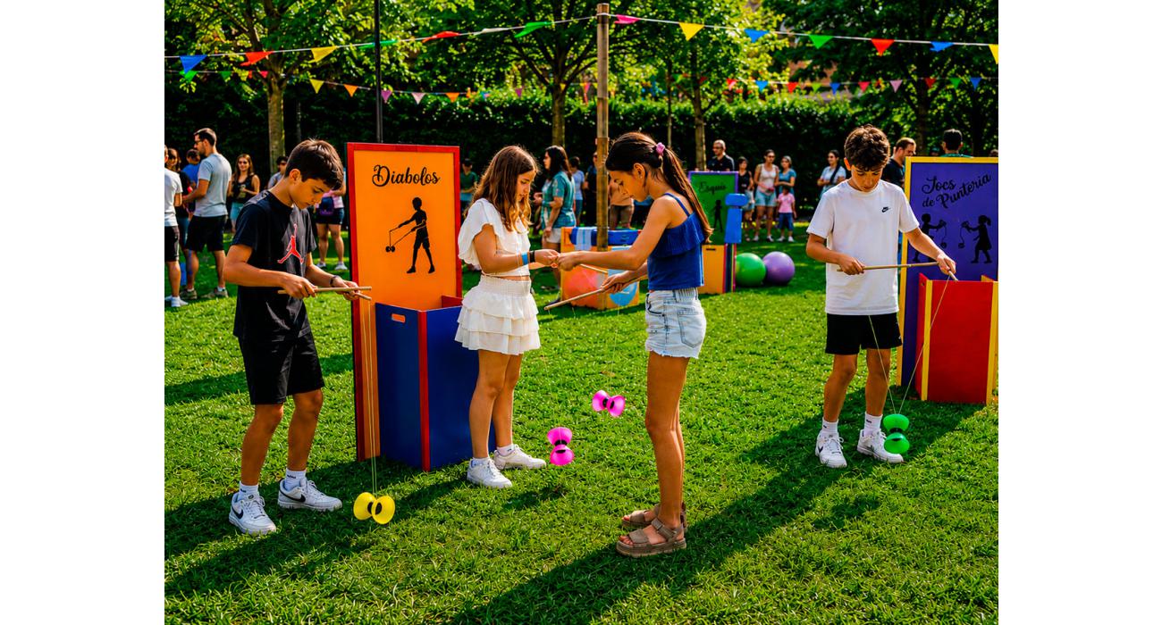 Juegos en la plaza