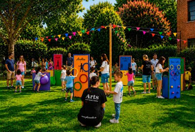 Juegos en la plaza