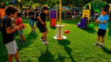 Juegos en la plaza