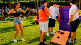 Juegos en la plaza